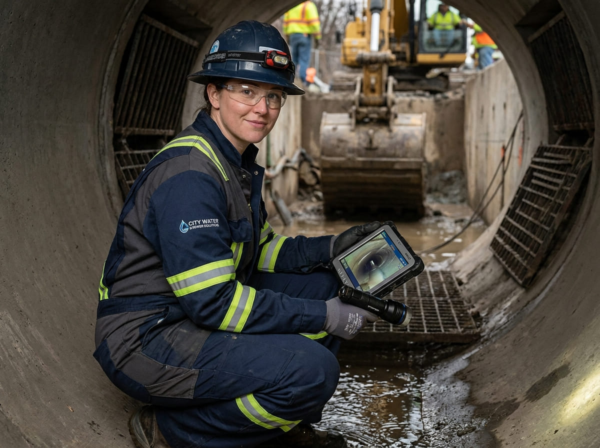Sewer Line Inspection & Replacement in Guy
